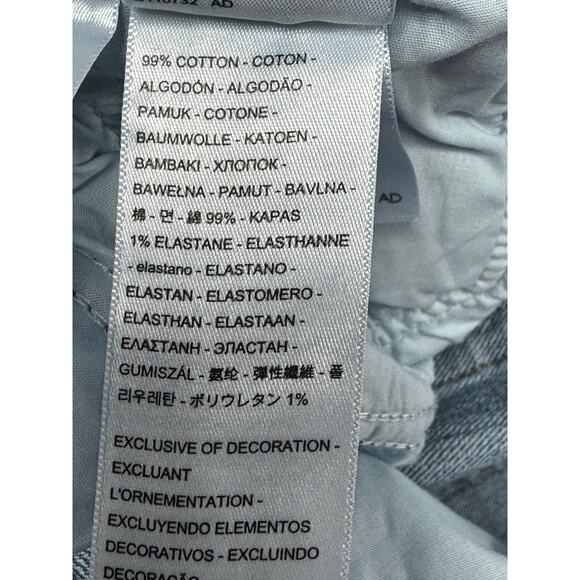 Levi's Women's Wedgie Straight Leg Button Fly Blue Denim Jeans - Size 29x26 - Picture 7 of 8